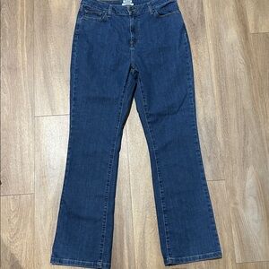 L.L.Bean Classic Fit Flare Jeans Women's Size 14, MT